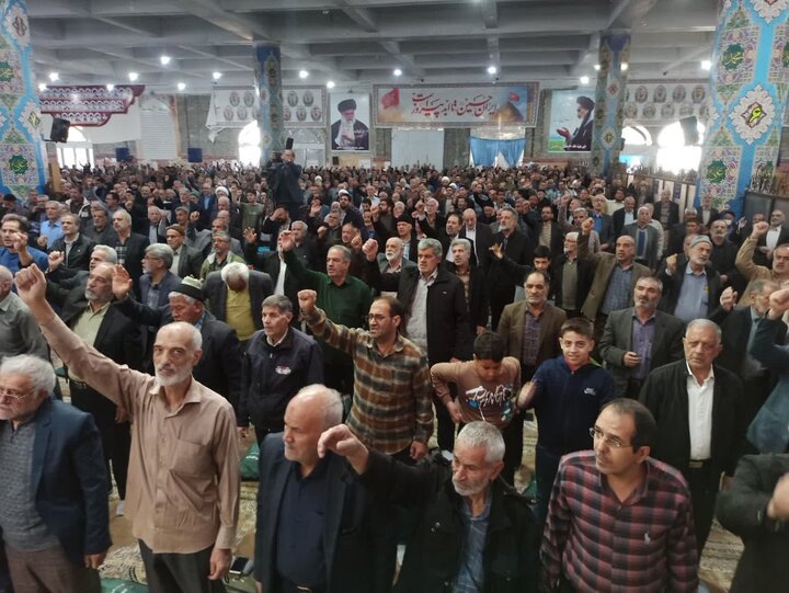 تصاویر/ نمازعبادی سیاسی جمعه کاشان