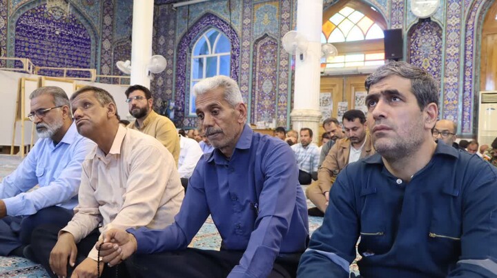 نماز جمعه خارگ به روایت تصویر