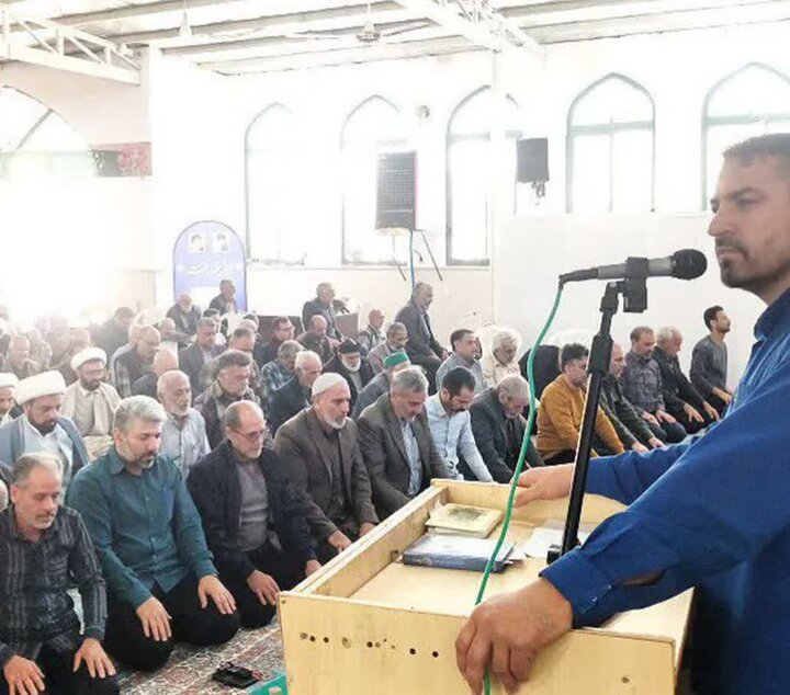 تصاویر/ نماز عبادی سیاسی جمعه نوش آباد
