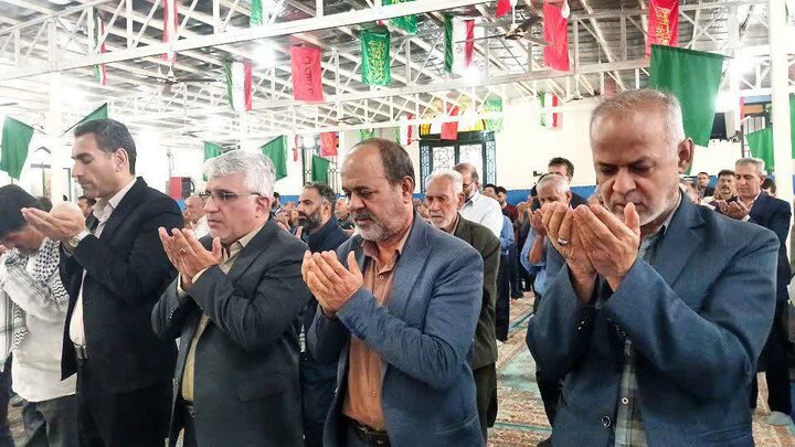 تصاویر/ نماز عبادی سیاسی جمعه نوش آباد