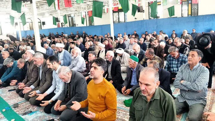تصاویر/ نماز عبادی سیاسی جمعه نوش آباد