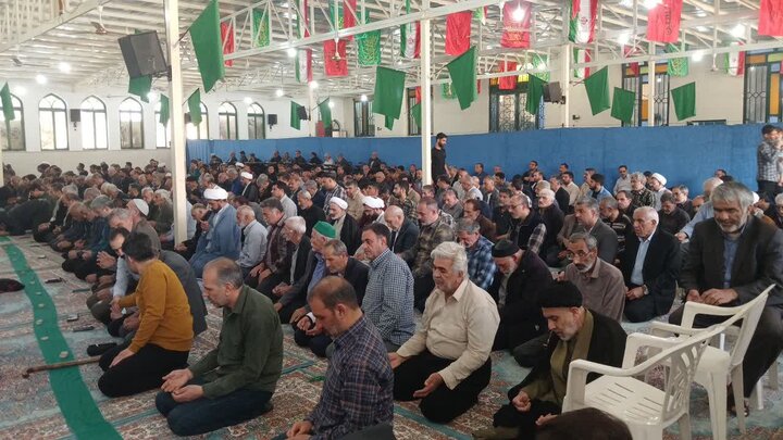 تصاویر/ نماز عبادی سیاسی جمعه نوش آباد