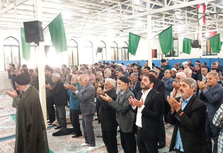 تصاویر/ نماز عبادی سیاسی جمعه نوش آباد