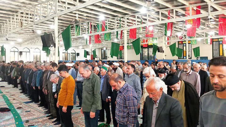 تصاویر/ نماز عبادی سیاسی جمعه نوش آباد