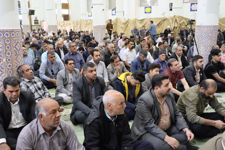 تصاویر/ نماز عبادی سیاسی جمعه شهرستان بافق