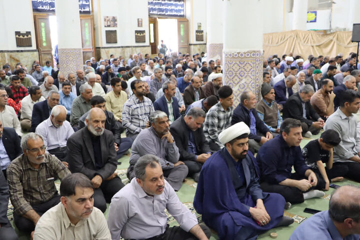 تصاویر/ نماز عبادی سیاسی جمعه شهرستان بافق