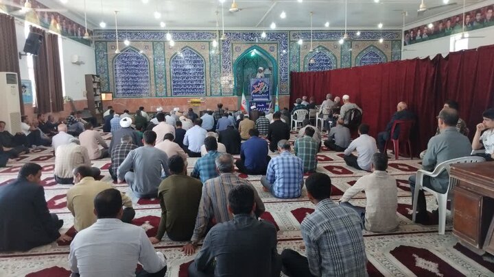 نمازجمعه شهر سعدآباد به روایت تصاویر