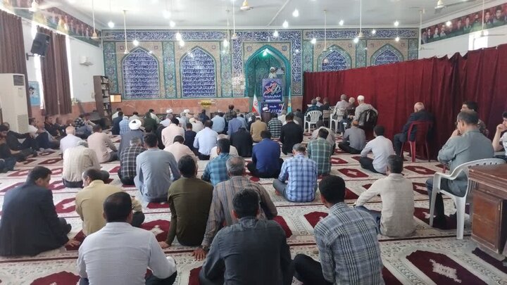 نمازجمعه شهر سعدآباد به روایت تصاویر