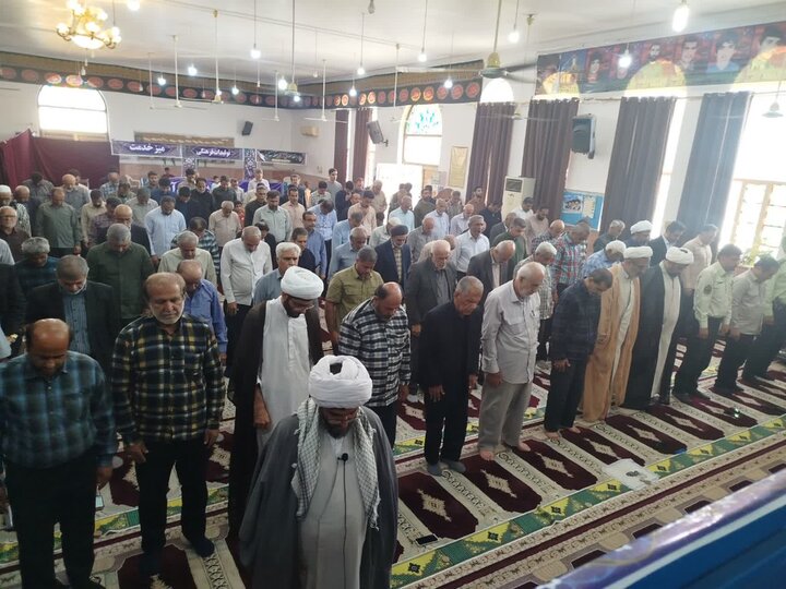 نمازجمعه شهر سعدآباد به روایت تصاویر