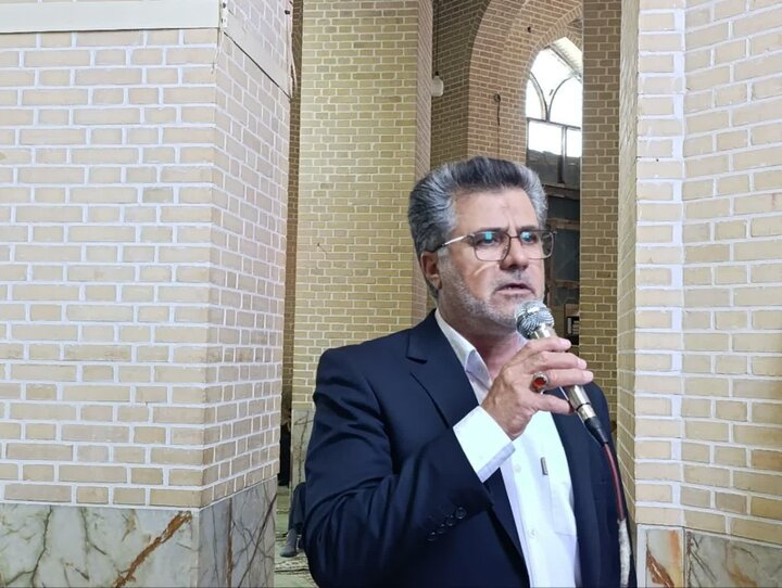 تصاویر/ نماز عبادی سیاسی جمعه شهرستان خاتم