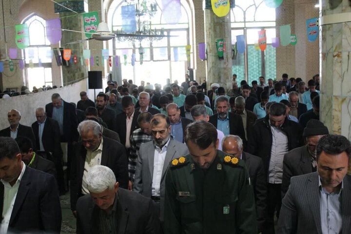 تصاویر/ نماز عبادی سیاسی جمعه شهرستان خاتم