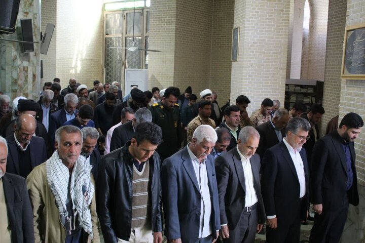 تصاویر/ نماز عبادی سیاسی جمعه شهرستان خاتم