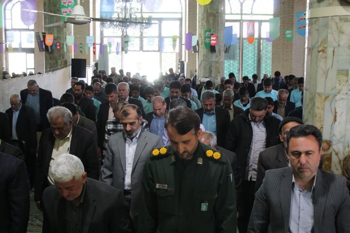 تصاویر/ نماز عبادی سیاسی جمعه شهرستان خاتم