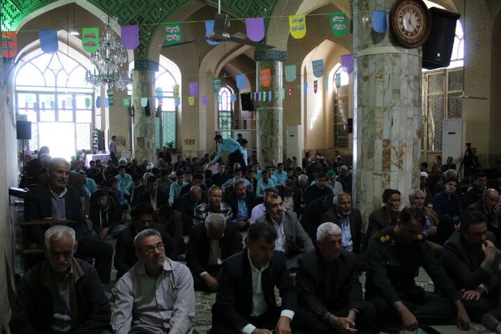 تصاویر/ نماز عبادی سیاسی جمعه شهرستان خاتم