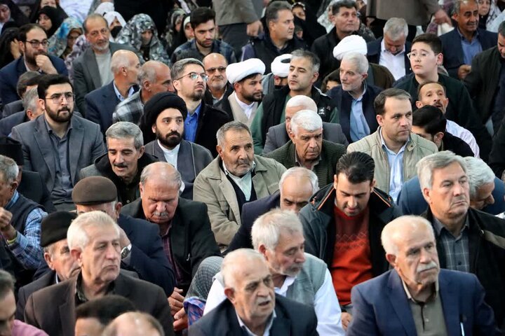 تصاویر/ آیین عبادی سیاسی نماز جمعه سلماس
