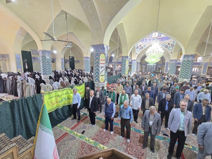 تصاویر/ برگزاری نماز جمعه شهرستان بهاباد
