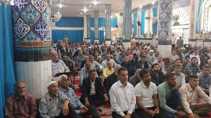 نماز جمعه دیلم به روایت تصویر
