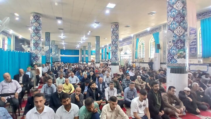 نماز جمعه دیلم به روایت تصویر