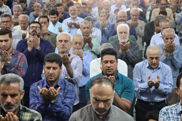 نماز جمعه عالیشهر به روایت تصویر