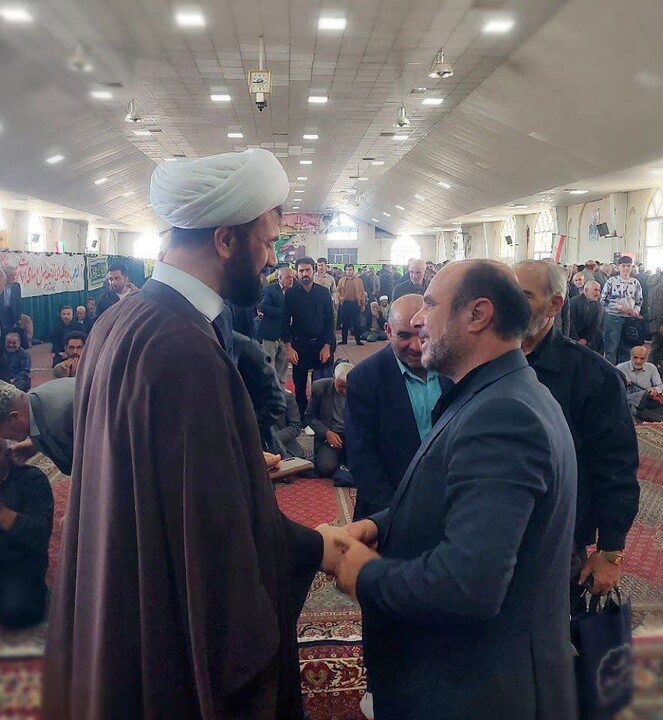 اقامه نخستین نماز جمعه ماه رمضان در شهر بهار به امامت حجت‌الاسلام مصباح