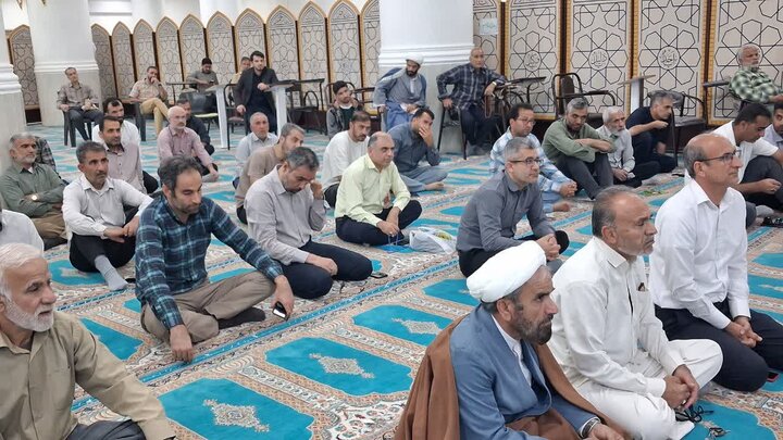 نمازجمعه شهر جم به روایت تصاویر