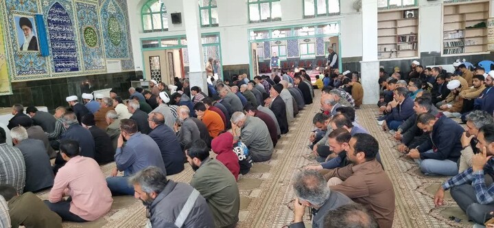 تصاویر| مراسم نماز جمعه عبادی، سیاسی سربیشه