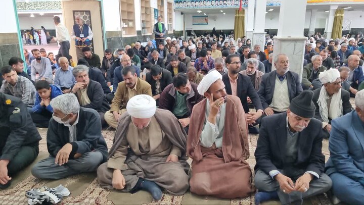 تصاویر| مراسم نماز جمعه عبادی، سیاسی سربیشه