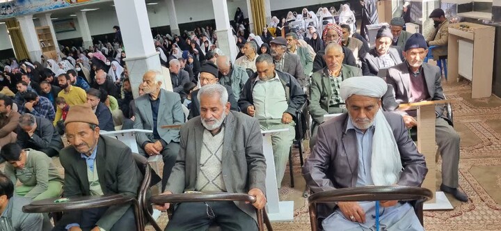 تصاویر| مراسم نماز جمعه عبادی، سیاسی سربیشه