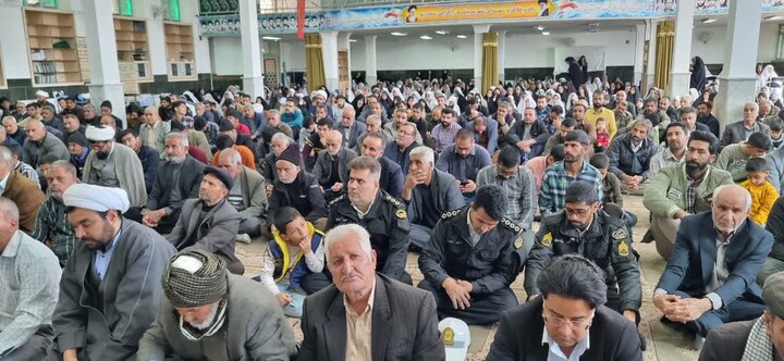 تصاویر| مراسم نماز جمعه عبادی، سیاسی سربیشه