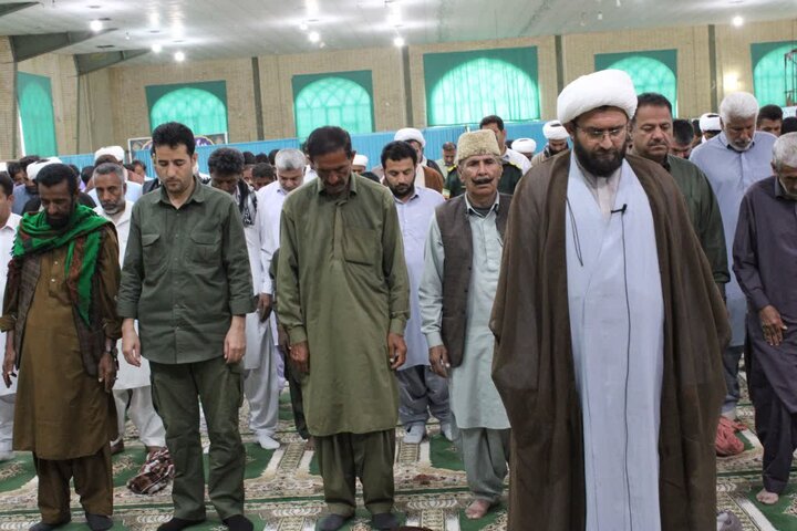 تصاویر/ آیین عبادی سیاسی نماز جمعه شهرستان دلگان