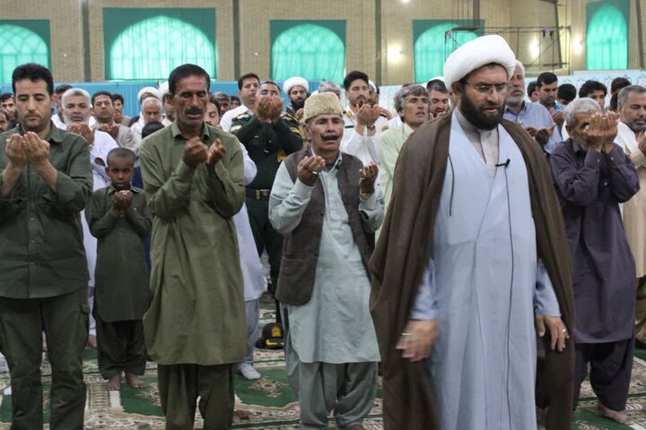 تصاویر/ آیین عبادی سیاسی نماز جمعه شهرستان دلگان