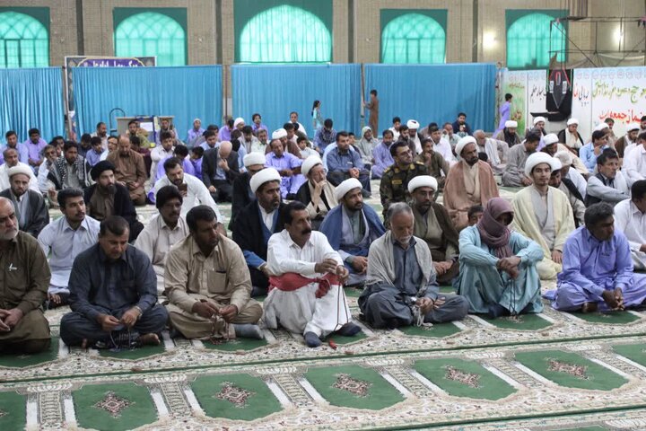 تصاویر/ آیین عبادی سیاسی نماز جمعه شهرستان دلگان