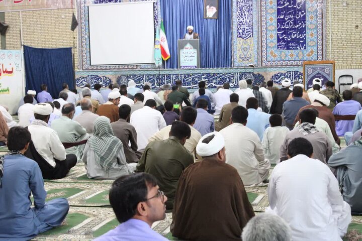 تصاویر/ آیین عبادی سیاسی نماز جمعه شهرستان دلگان