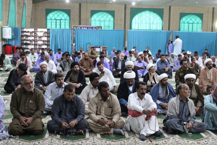 تصاویر/ آیین عبادی سیاسی نماز جمعه شهرستان دلگان