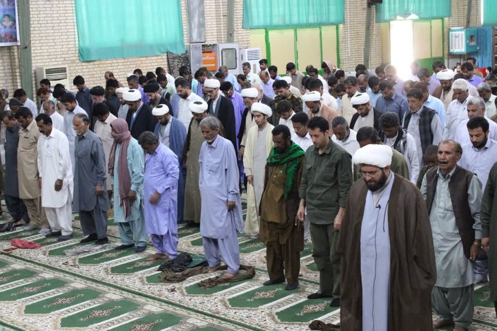 تصاویر/ آیین عبادی سیاسی نماز جمعه شهرستان دلگان
