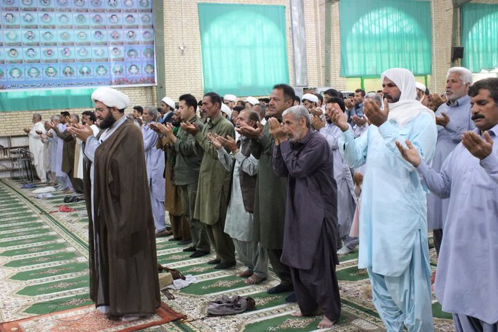 تصاویر/ آیین عبادی سیاسی نماز جمعه شهرستان دلگان