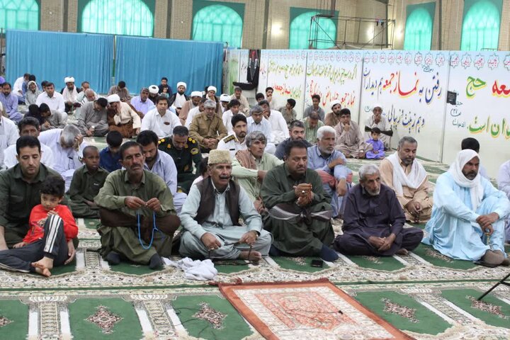 تصاویر/ آیین عبادی سیاسی نماز جمعه شهرستان دلگان