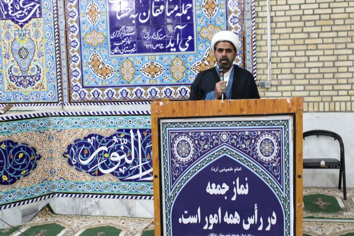 تصاویر/ آیین عبادی سیاسی نماز جمعه شهرستان دلگان