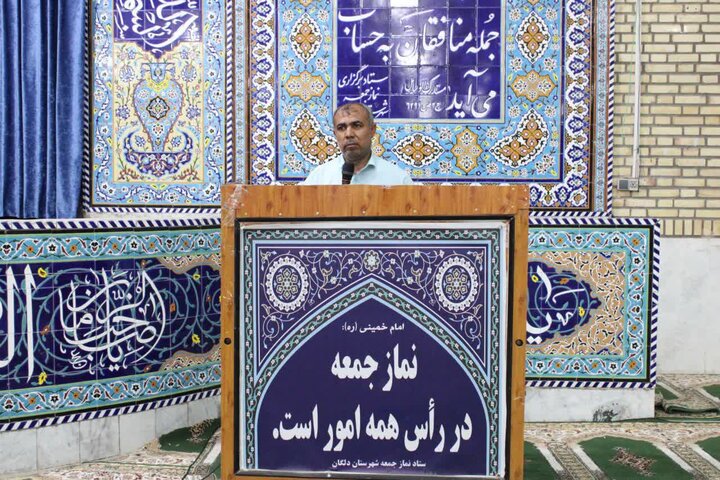 تصاویر/ آیین عبادی سیاسی نماز جمعه شهرستان دلگان