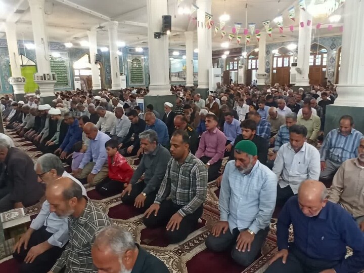 نماز جمعه برازجان به روایت تصویر