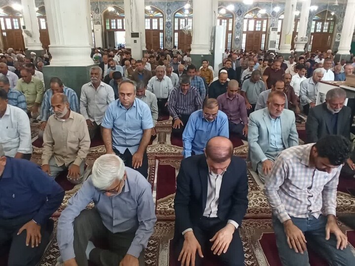 نماز جمعه برازجان به روایت تصویر