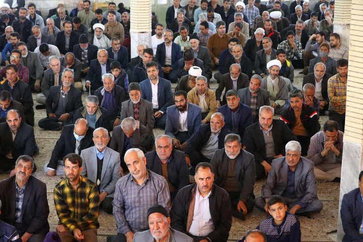 تصاویر| مراسم نماز جمعه قاین در هفته اول ماه مبارک رمضان