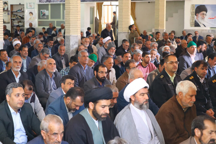 تصاویر| مراسم نماز جمعه قاین در هفته اول ماه مبارک رمضان