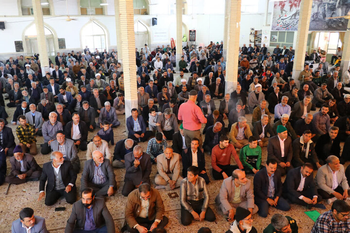 تصاویر| مراسم نماز جمعه قاین در هفته اول ماه مبارک رمضان