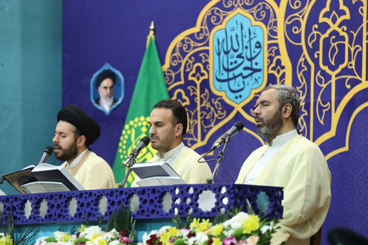 تصاویر/ آیین ترتیل خوانی قرآن کریم در حرم مطهر حضرت معصومه (س)