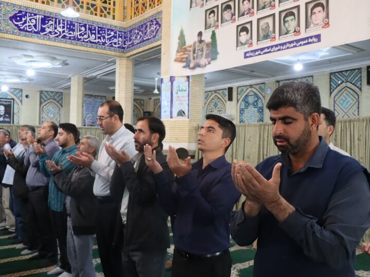 تصاویر/ اقامه نمازجمعه شهر زیدآباد