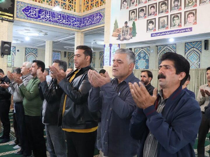 تصاویر/ اقامه نمازجمعه شهر زیدآباد