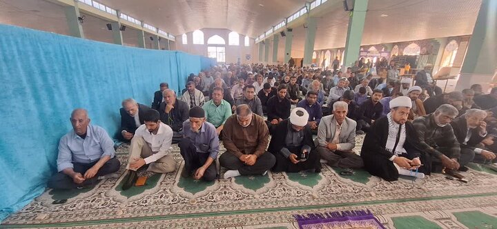 تصاویر/ اقامه نمازجمعه شهر عنبرآباد