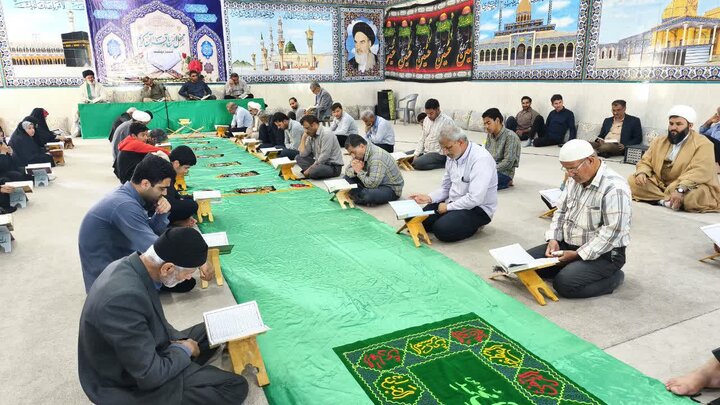 تصاویر/ دومین روز ترتیل‌خوانی قرآن در شهر امام حسن