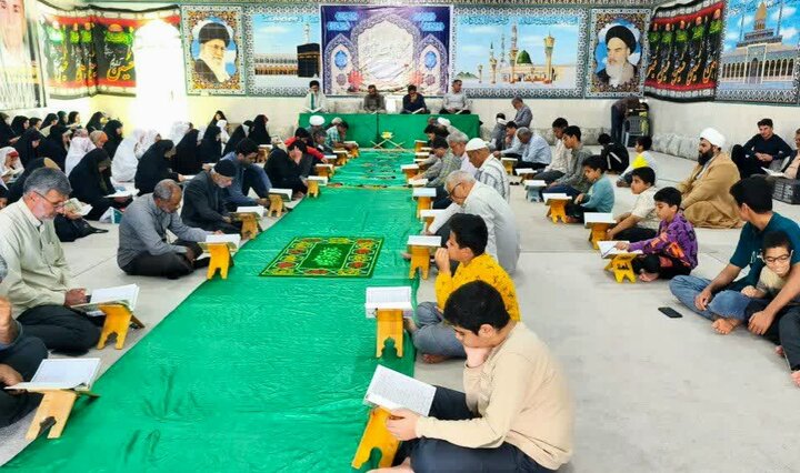 تصاویر/ دومین روز ترتیل‌خوانی قرآن در شهر امام حسن